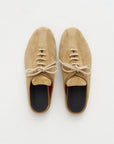 Suede Sabot Bowling Shoes, Cuoio