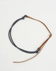 Braided Lanyard and Leather Belt