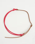 Braided Lanyard and Leather Belt