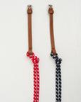 Braided Lanyard and Leather Belt