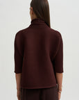 Zig Zag Knit, Dark Brown