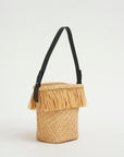 Bucket Bag Raffia, Sand