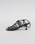 Tee Knot Sandals, Black