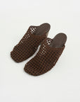 Slant Crochet Mule, Mushroom