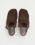 Slant Crochet Mule, Mushroom
