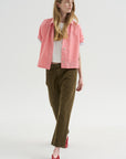 Kick Pleat Exclusive - Boyfriend Jean, Ash Olive Green