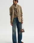 Pre-Order • D'arcy Loose Jean, Livingston Selvedge Blue