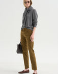 Pre-Order • Romeo Jean, Golden Brown Stretch Cord