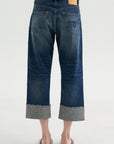 Cuffed X-BF Jean, Caslon Selvedge Blue