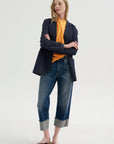 Cuffed X-BF Jean, Caslon Selvedge Blue