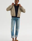 Cuffed Romeo Jean, Lapis Selvedge Blue Stretch