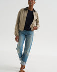 Cuffed Romeo Jean, Lapis Selvedge Blue Stretch