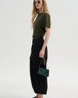 Tight Waist Tee, Washed Olive