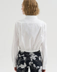 Cropped Boxy Shirt, White