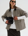 Relaxed Chore Jacket, Price of Wales Grey Check