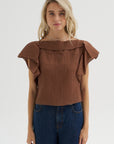 Rivera Top, Brown