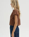Rivera Top, Brown