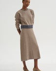 Broccada Skirt, Dune Multi