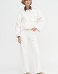 The Quinn Selvedge Jean, White