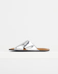 Flat Sandal, Silver