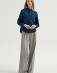 Denim Petit Shirt, Indigo