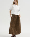 Bogart Midi Skirt, Leopard