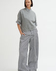 Petrus Trousers, Black & White