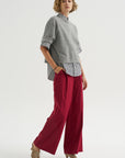 Petra Trousers, Cherry