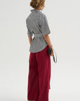 Petra Trousers, Cherry