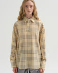 Su Shirt, Cream & Blue