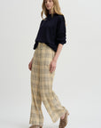 Petra Trouser, Cream & Blue