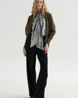 Minerva Zipped Batwing Bomber, Dark Military