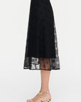 Circle Skirt, Black Lace