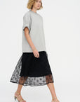 Circle Skirt, Black Lace