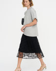 Circle Skirt, Black Lace