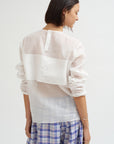 Organdy Top, White
