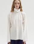 Belor CTop - Top-Pop Collar Shirt, Off White