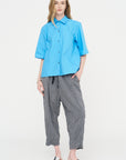 Biscay Ctop - Short Sleeve Shirt, Azure