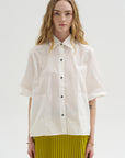 Biscay Pota - Taffeta Short Sleeve Shirt, Snow