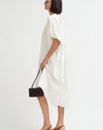 Linen Cotton Dress, Off White