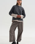 Ultrafine Merino Longsleeve Sweater, Steel