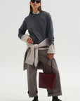 Ultrafine Merino Longsleeve Sweater, Steel