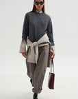 Ultrafine Merino Longsleeve Sweater, Steel