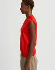 Merino Sweater Vest, Scarlet