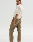 Superfine Wool Shortsleeve Sweater, Wool White
