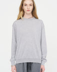 Muscat Ymer - Merino Wool Sweater, Silver