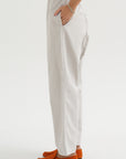 Cotton Gabardine Pants, Mastic