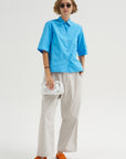 Cotton Gabardine Pants, Mastic