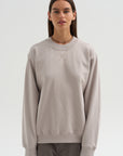 Cotton Fleece Sweatshirt, Powder