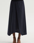 Souk Skirt, Navy with Stripes